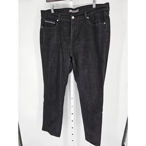Levis Womens Sz 12 505 Straight Leg Jeans Dark Charcoal Gray